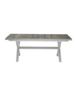 Siena Garden Ausziehtisch Sincro, Hellgrau, Ca. B200-260/H77/T100 Cm -Günstig Gartenbedarf 4331245 WE DE 003 Ausziehtischsincroweiss