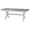 Siena Garden Ausziehtisch Sincro, Hellgrau, Ca. B200-260/H77/T100 Cm -Günstig Gartenbedarf 4331245 WE FS 001 Ausziehtischsincroweiss