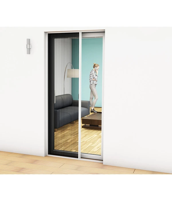 Hecht Alu-Plissee-Tür Professional, Ca. B125/H220 Cm 5 Hecht Alu-Plissee-Tür Professional, Ca. B125/H220 Cm - Image 3