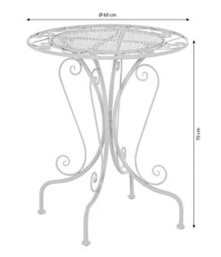Dehner Tisch Luca, Ca Ø60/H70 Cm -Günstig Gartenbedarf 4416517 4417606 6665962 WE BG 001 TischLuca
