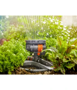 Gardena Viereckregner Aquazoom Compact -Günstig Gartenbedarf 4431920 WE MO 003 GardenaViereckregnerAquazoomCo
