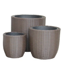 Dehner Polyrattan-Topf Alicante, Rund, Braun 5 Dehner Polyrattan-Topf Alicante, Rund, Braun -Günstig Gartenbedarf 4442802 4442810 4442828 WE FS 001 DehnerPolyrattanTopfBraun