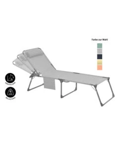 Dehner Gartenliege Mallorca, Ca. B71/H106/T227 Cm -Günstig Gartenbedarf 4498176 WE IG 001 DehnerGartenliegeMallorca