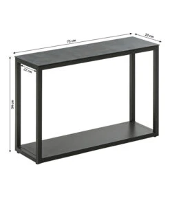 Dehner Beistelltisch Amsterdam, Ca. B75/H54/T23 Cm -Günstig Gartenbedarf 4498598 WE BG 001 DehnerBeistelltischAmsterdam