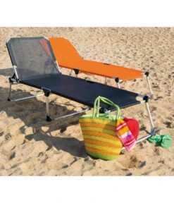 Siena Garden Dreibeinliege XXL, Ca. B69,5/H86/T209 Cm -Günstig Gartenbedarf 5068853 WE MO 001 SienaGardenDreibeinleigeXXLSchwarz