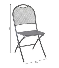 MWH Klappstuhl Cafe Latte -Günstig Gartenbedarf 5312111 WE BG 001 MwhKlappstuhlCafeLateKlappstuhlCafeLateEGrau