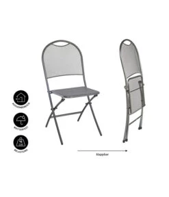 MWH Klappstuhl Cafe Latte -Günstig Gartenbedarf 5312111 WE IG 001 KLAPPSTUHLCAFELATTEGRAU