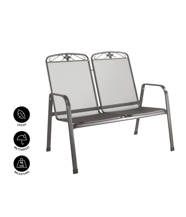 MWH Metall-Bank Savoy, 2-Sitzer 6 MWH Metall-Bank Savoy, 2-Sitzer - Image 4