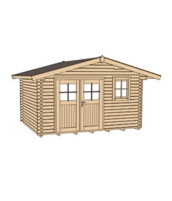 Weka Gartenhaus 109 Gr. 1, Ca. B420/H266/T324 Cm -Günstig Gartenbedarf 5339981 WE DE 002 GARTENHAUSRECIFE1