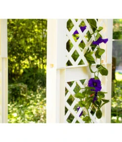 KHW Kunststoff-Rosenbogen, Ca. B174/H207/T43 Cm -Günstig Gartenbedarf 5344221 WE DE 003 RosenbogenKastenweiss