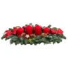 Adventsgesteck, Rot, Ca. B45/H10/T25 Cm -Günstig Gartenbedarf 6270953 WE FS 001 AdventsgesteckRotAdvent2022