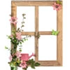 Dehner Deko-Fenster Mit Gießkanne, Ca. B27/H35/T3 Cm -Günstig Gartenbedarf 6430524 WE FS 001 FensterDekoGiesskanne34cm