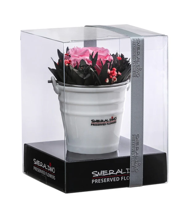 Dehner Arrangement Mit Longlife-Rose Ida, Rosa, Ca. Ø7,5/H15 Cm 4 Dehner Arrangement Mit Longlife-Rose Ida, Rosa, Ca. Ø7,5/H15 Cm - Image 2