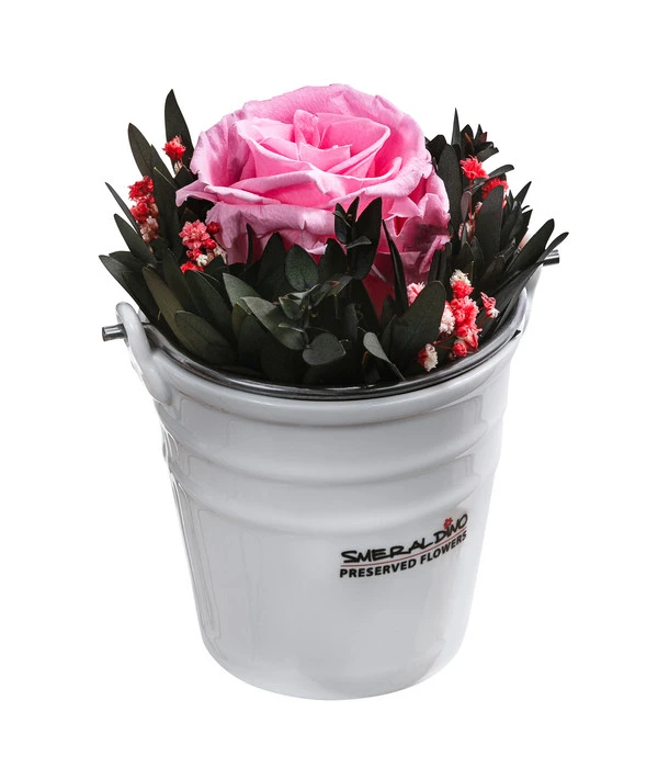 Dehner Arrangement Mit Longlife-Rose Ida, Rosa, Ca. Ø7,5/H15 Cm 3 Dehner Arrangement Mit Longlife-Rose Ida, Rosa, Ca. Ø7,5/H15 Cm