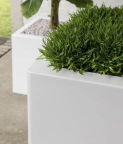 Fleur Ami Kunststoff-Topf New Tribeca, Quadratisch, Weiß 7 Fleur Ami Kunststoff-Topf New Tribeca, Quadratisch, Weiß -Günstig Gartenbedarf 6600035 WE DE 002 fleuramiKunststoffTopfTribecaBlockquadratisch