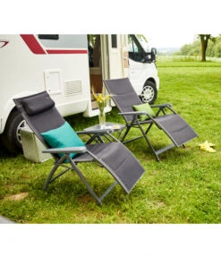 Siena Garden Camping Relaxstuhl Premium, Anthrazit -Günstig Gartenbedarf 6603021 WE MO 001 SienaGardenCampingRelaxstuhl PremiumAnthrazit