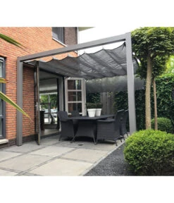 Nesling Faltsegel Coolfit, Rechteckig Ca. B290/T500 Cm -Günstig Gartenbedarf 6605638 6605661 6605695 WE MO 002 NeslingFaltsonnensegelSchwarz