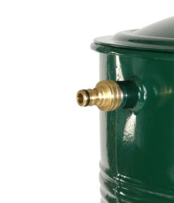 RENNER Metall-Regentonne Inkl. Steckanschluss, 150 L, Dunkelgrün -Günstig Gartenbedarf 6609481 WE DE 002 RegenwasserSammeltonnemitSteckanschlussca150l