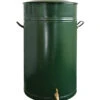 RENNER Metall-Regentonne Inkl. Steckanschluss, 150 L, Dunkelgrün -Günstig Gartenbedarf 6609481 WE FS 001 RegenwasserSammeltonnemitSteckanschlussca150l