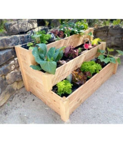 Westmann Treppenhochbeet Premium, Ca. B120/H64/T76 Cm -Günstig Gartenbedarf 6610810 WE MO 002 50NorthTreppenhochbeet