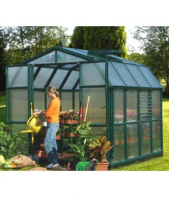 Rion Green Gewächshaus Prestige, Inkl. Fundament -Günstig Gartenbedarf 6611057 WE MO 004 50NorthGewaechshausPrestige done