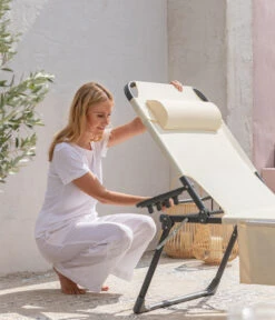 Dehner Gartenliege Mallorca, Ca. B71/H106/T227 Cm -Günstig Gartenbedarf 6635163 WE DE 007 LiegeMallorcaVanilla