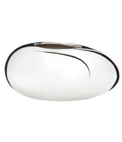 Scheurich Keramik-Übertopf Mirror Silver, Oval, Silber, Ca. B29/H14/T23 Cm