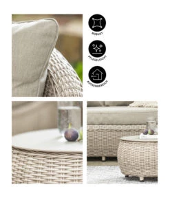 Dehner Lounge Bari, 2-teilig -Günstig Gartenbedarf 6657381 WE IG 001 DehnerLoungeBari2teilig