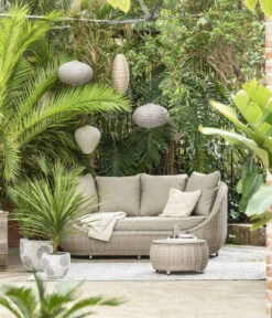 Dehner Lounge Bari, 2-teilig -Günstig Gartenbedarf 6657381 WE MO 001 DehnerLoungesofaBari