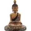 Dehner Polyresin-Buddha Holzoptik Mit Pflanzschale, Ca. H41 Cm -Günstig Gartenbedarf 6657548 WE FS 001 PolyresinBuddhaHolz