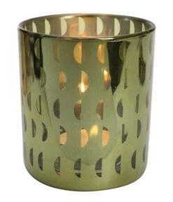 Dehner Tischdeko-Set, Grün/gold, 5-teilig -Günstig Gartenbedarf 6666366 WE DE 003 DehnerTischdekosetgruengold5teilig