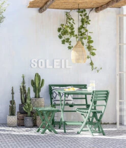 Dehner Klapptisch Stavanger, Ca. B80/H75/T80 Cm -Günstig Gartenbedarf 6666440 WE MO 001 KlappstuhlStavangerGruen