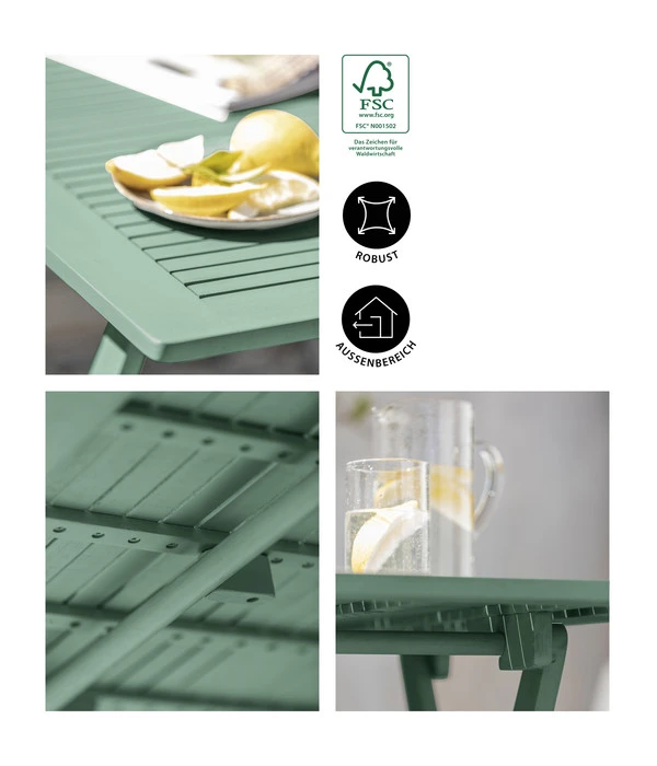 Dehner Klappbank Stavanger, 2-Sitzer 11 Dehner Klappbank Stavanger, 2-Sitzer - Image 9