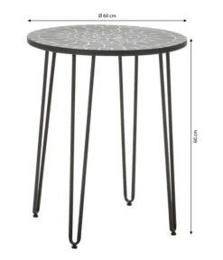 Dehner Mosaiktisch Madeleine, Ca. Ø60/H60 Cm -Günstig Gartenbedarf 6666531 WE BG 001 DehnerMosaiktischMadeleineD60cmeinzeln