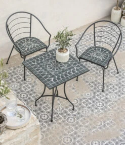 Dehner Mosaiktisch Madeleine, Eckig -Günstig Gartenbedarf 6666549 WE MO 001 DehnerMosaiktischMadeleineeckigklein