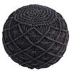 Dehner Pouf Sanna, Ca. Ø40/H40 Cm -Günstig Gartenbedarf 6667851 WE FS 001 PoufSannaAnthrazit40cm