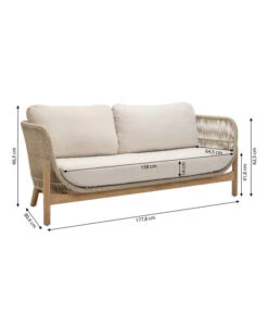 Dehner Sofa Portofino, 2-Sitzer -Günstig Gartenbedarf 6667901 WE BG 001 DehnerSofaPortofino
