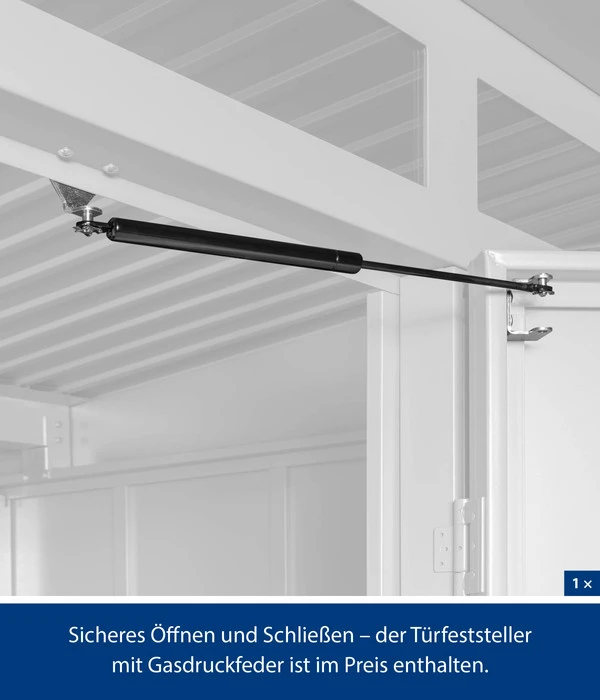 Hörmann Berry-Gerätehaus Modern-S Typ 3, Ca. B323,6/H219,4/T247,7 Cm 7 Hörmann Berry-Gerätehaus Modern-S Typ 3, Ca. B323,6/H219,4/T247,7 Cm - Image 5