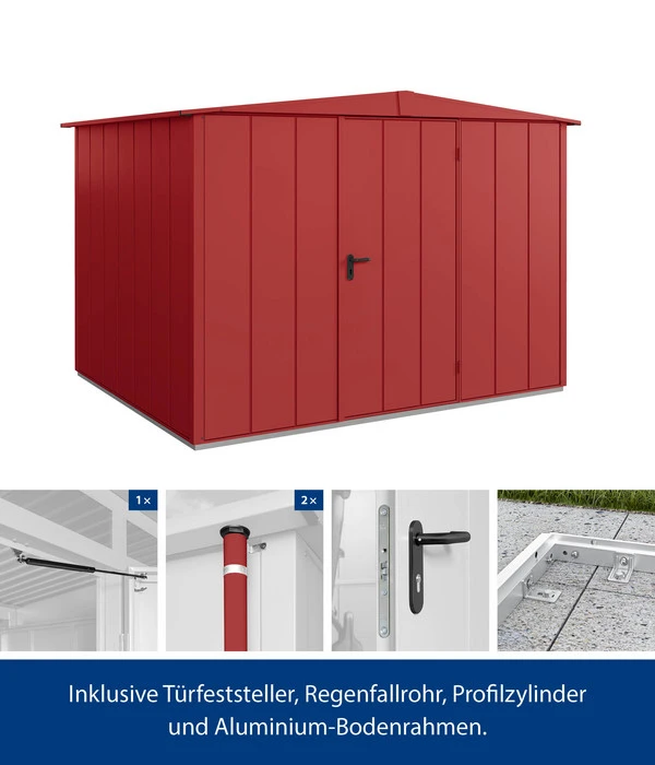 Hörmann Berry-Gerätehaus Modern-S Typ 3, Ca. B323,6/H219,4/T247,7 Cm 4 Hörmann Berry-Gerätehaus Modern-S Typ 3, Ca. B323,6/H219,4/T247,7 Cm - Image 2