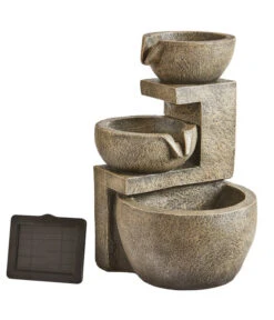 Smart Garden Solarbrunnen Genoa Cascade, Ca. H49 Cm -Günstig Gartenbedarf 6694764 WE DE 001 SolarbrunnenGenoaCascade