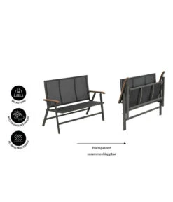 Dehner Klappbank Colmar, 2-Sitzer 9 Dehner Klappbank Colmar, 2-Sitzer -Günstig Gartenbedarf 6701692 WE IG 001 DehnerKlappbankColmar2Sitzer