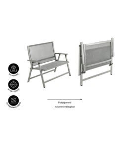 Dehner Klappbank Chicago, 2-Sitzer -Günstig Gartenbedarf 6701783 WE IG 001 KLAPPBANKCHICAGO