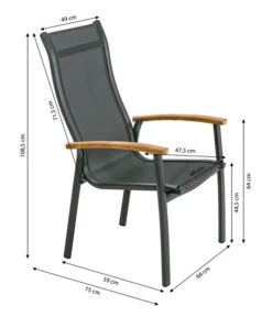 Dehner Stapelstuhl Chicago Wood -Günstig Gartenbedarf 6701866 WE BG 001 StapelstuhlChicagoWoodNEU