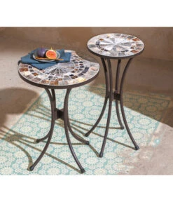 Dehner Mosaikblumenhocker Grazia -Günstig Gartenbedarf 6702369 WE MO 001 DehnerMosaikblumenhockerGraziaNEU