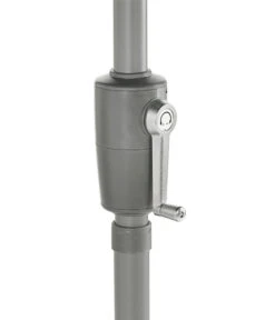 Dehner Schirm Milos, Rund, Ca. Ø294 Cm -Günstig Gartenbedarf 6702864 WE DE 002 SchirmMilosHellgrauNeu