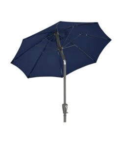 Dehner Sonnenschirm Vido, Rund, Ca. Ø150 Cm 12 Dehner Sonnenschirm Vido, Rund, Ca. Ø150 Cm -Günstig Gartenbedarf 6702997 WE FS 003 SchirmVidoDunkelgrauNeu