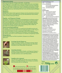 Dehner Bio Paprika- Und Peperoni-Dünger, 750 G -Günstig Gartenbedarf 6705040 WE DE 001 PaprikaPepperoniduenger750gBio
