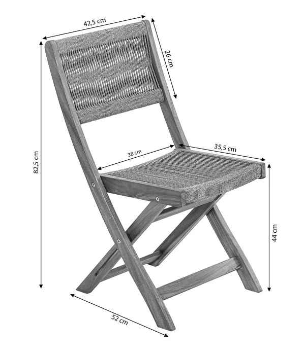 Dehner Klappstuhl Macao Rope 9 Dehner Klappstuhl Macao Rope - Image 7