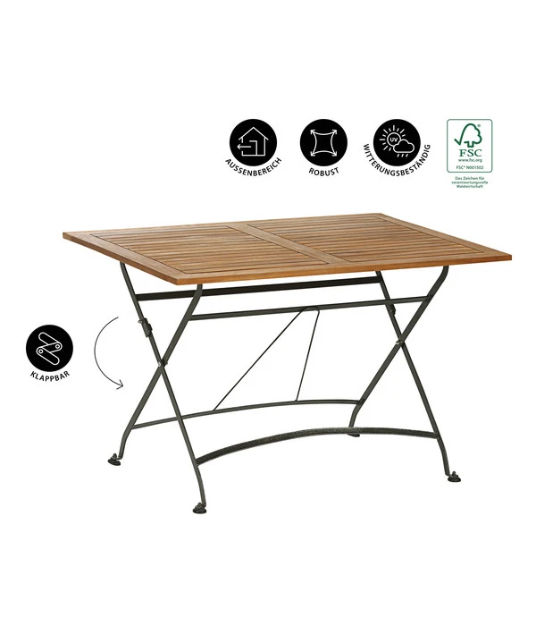 Dehner Klapptisch Tegernsee 6 Dehner Klapptisch Tegernsee - Image 4