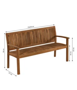 Dehner Gartenbank Valetta -Günstig Gartenbedarf 6708614 WE BG 001 BankValetta3er